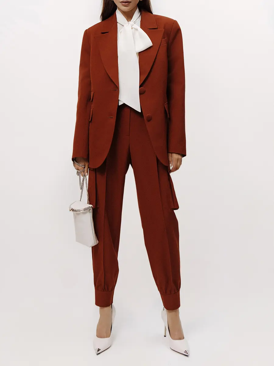 Брюки шерстяные