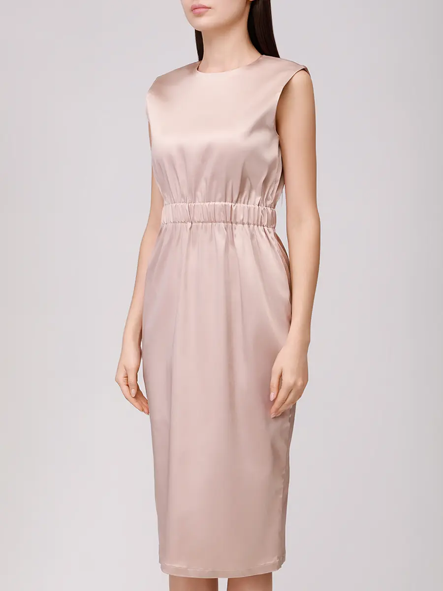 Платье шелковое