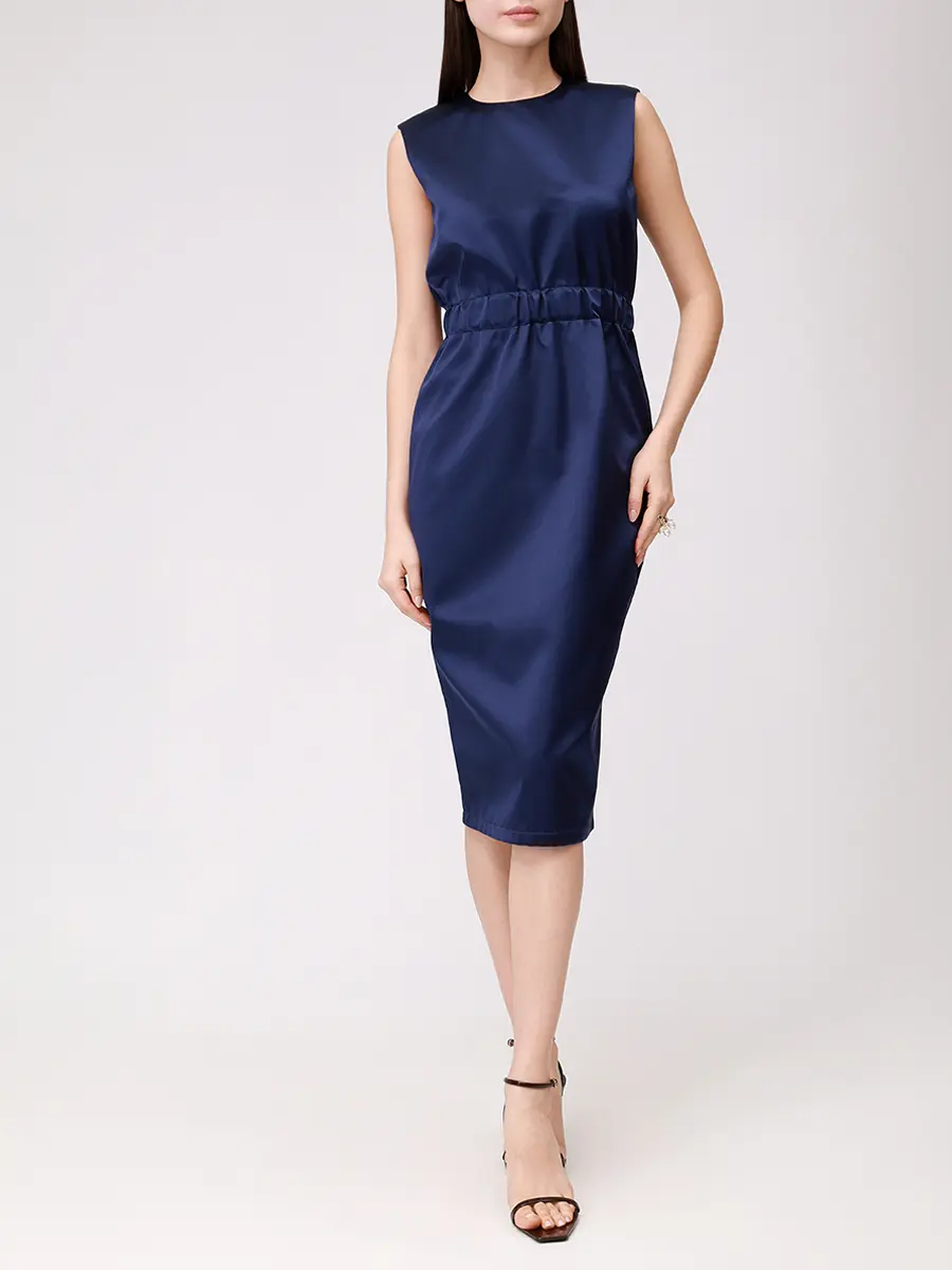 Платье шелковое