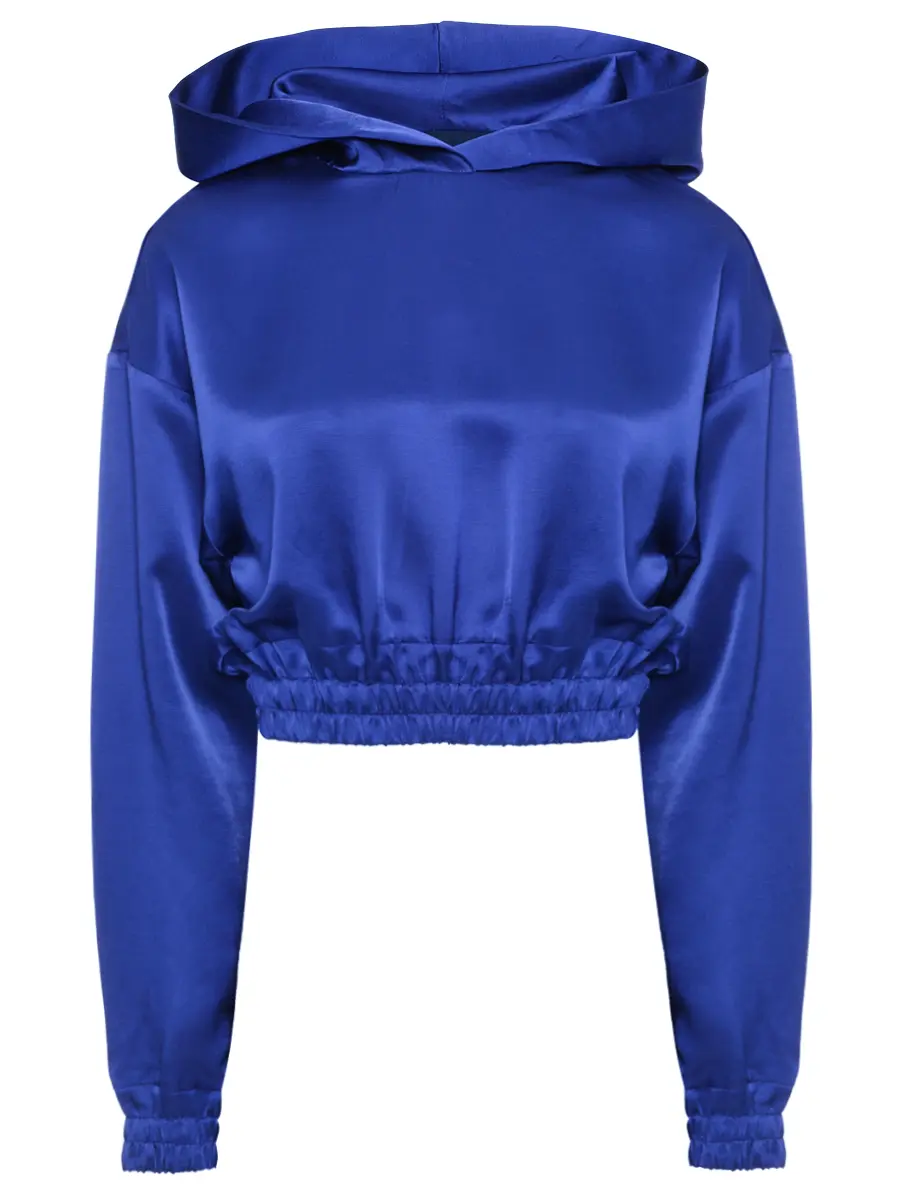 Худи из шелка и хлопка