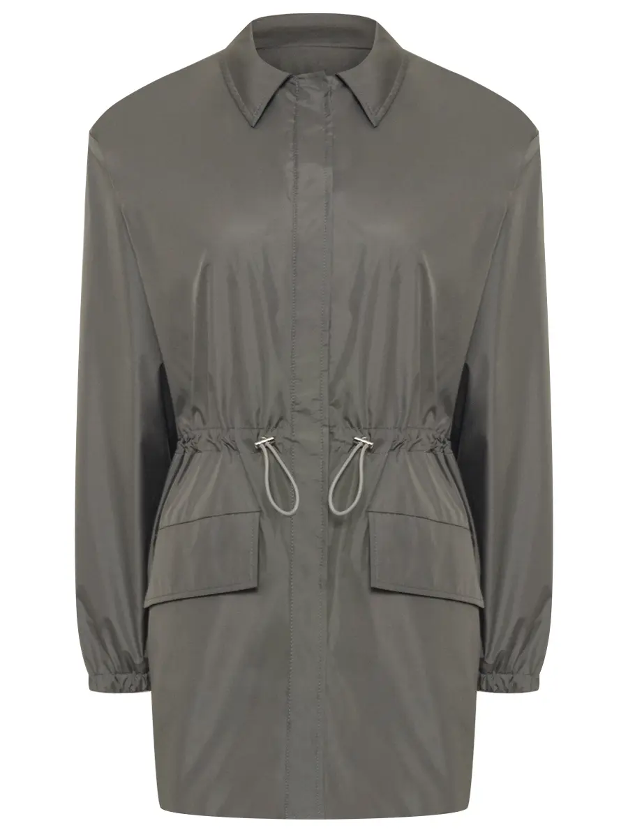 Парка однотонная