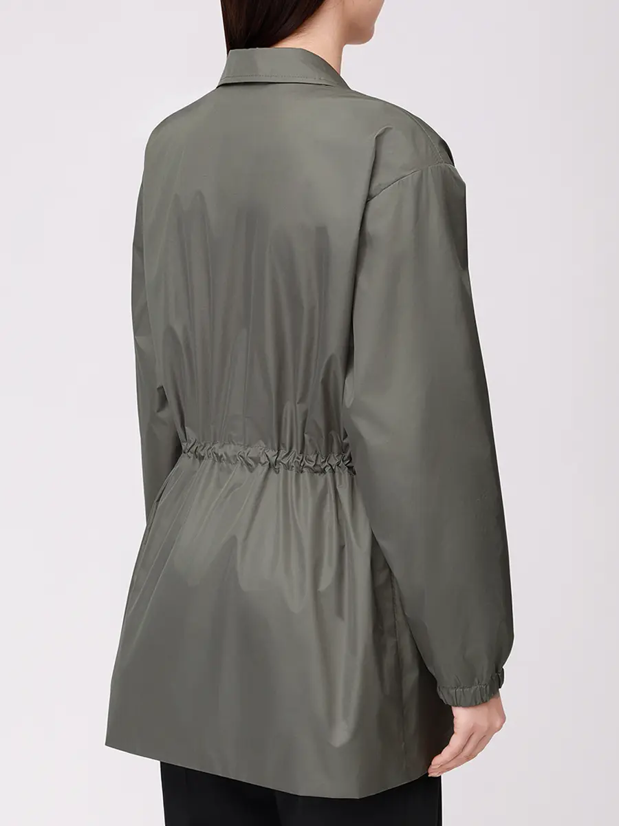 Парка однотонная