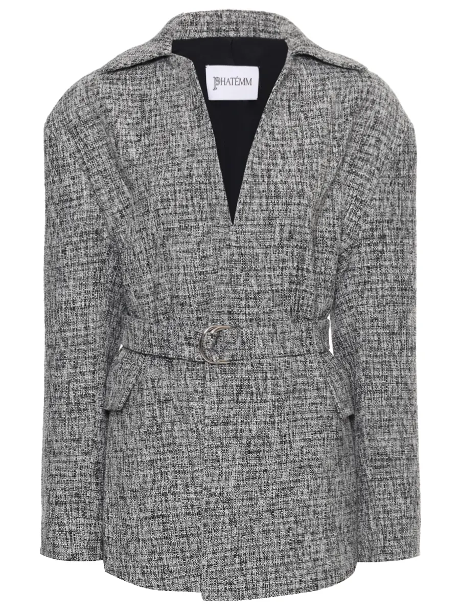 Жакет твидовый