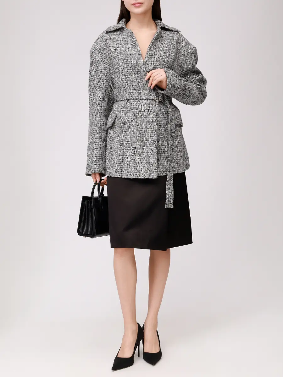 Жакет твидовый