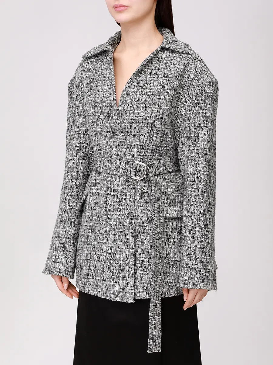 Жакет твидовый
