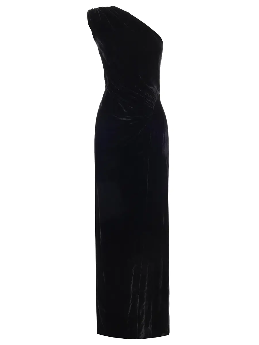 Платье бархатное