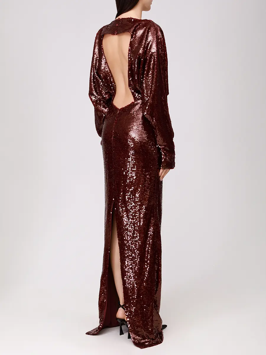 Платье с пайетками