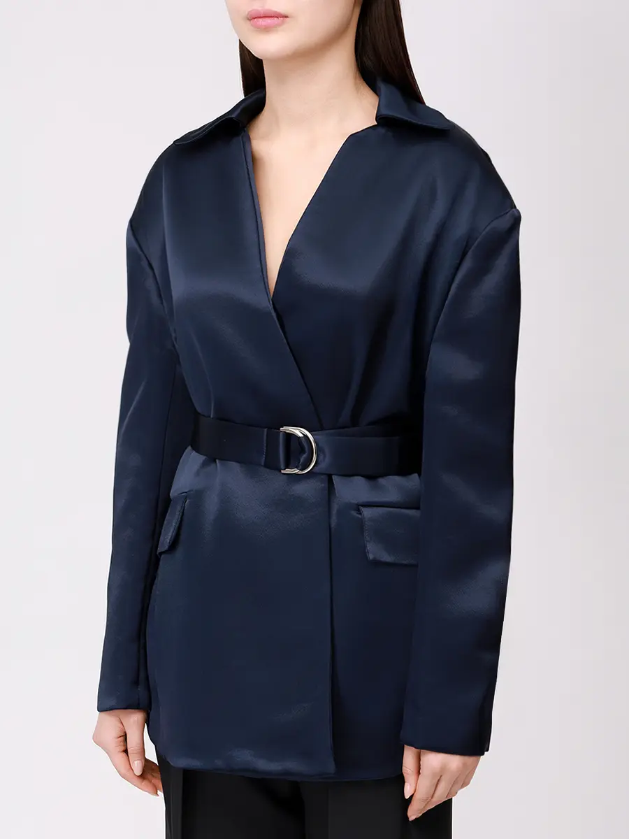 Жакет однотонный