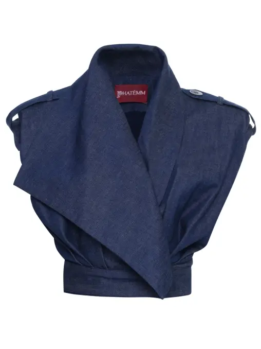 Жилет джинсовый PHATEMM