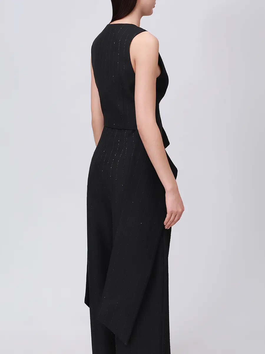 Костюм-тройка в полоску