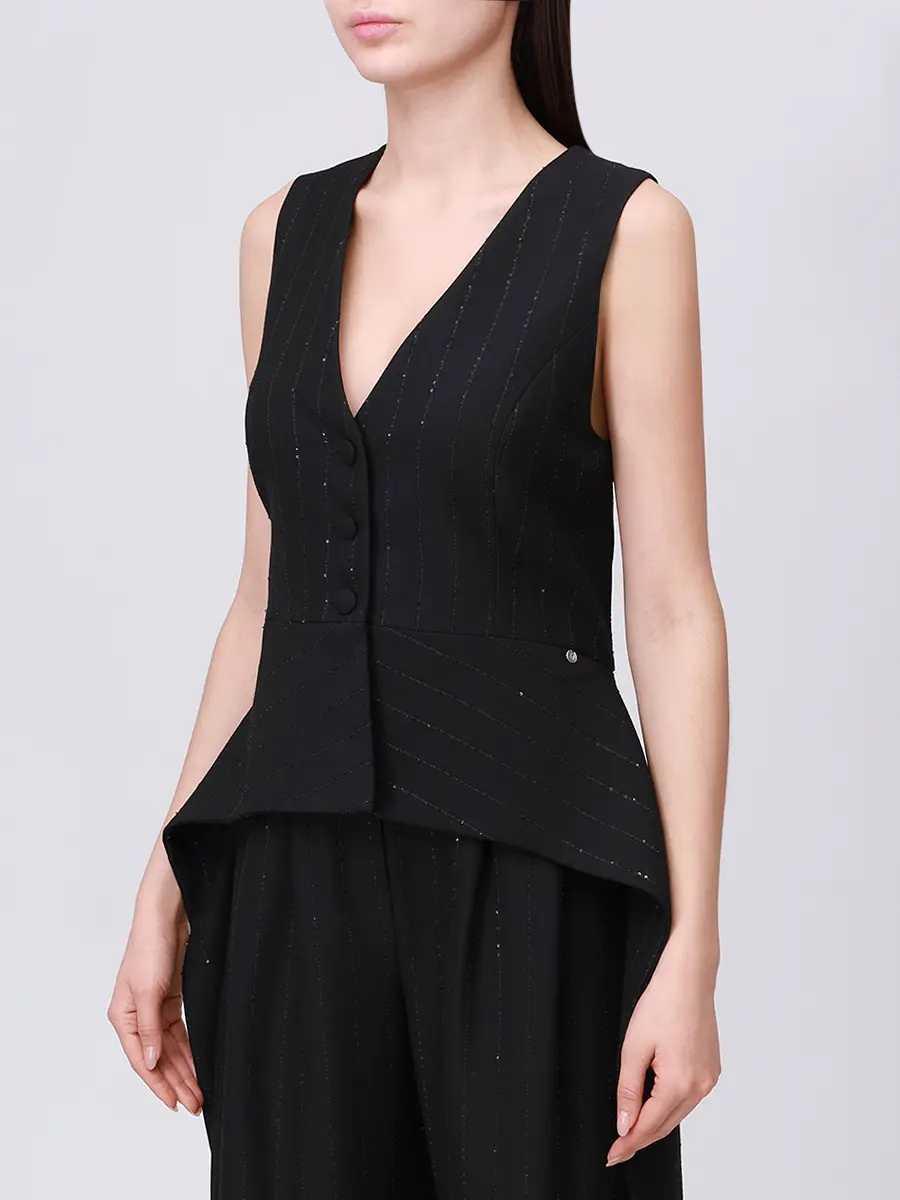 Костюм-тройка в полоску