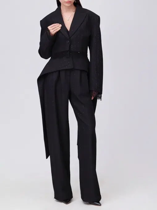 Костюм-тройка в полоску NISSA