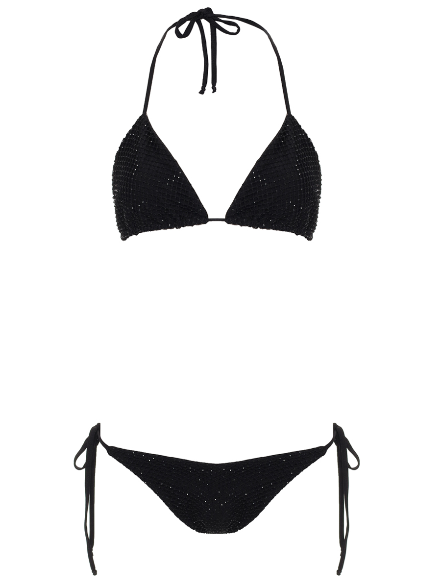 Купальник со стразами