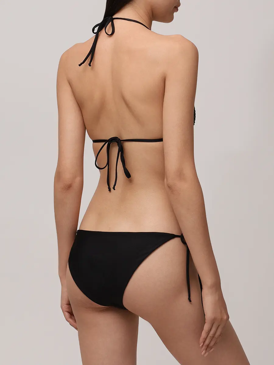 Купальник со стразами