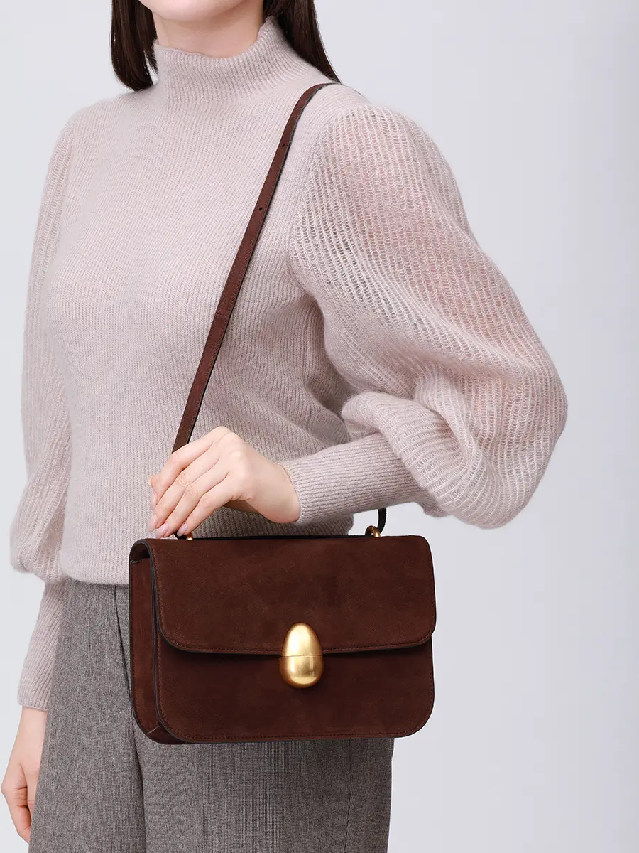 Сумка замшевая