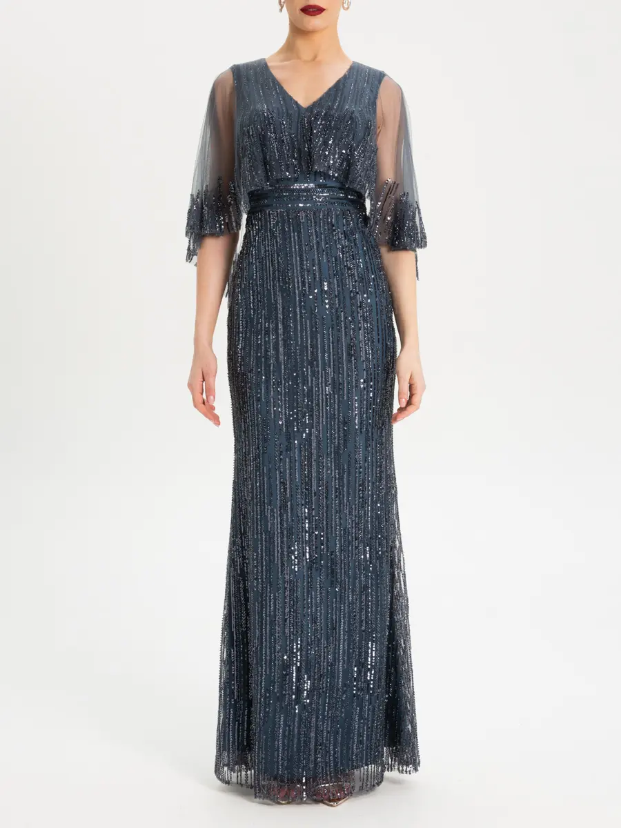 Платье с пайетками