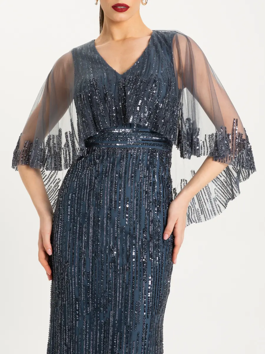 Платье с пайетками