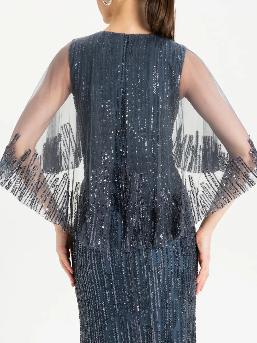 Платье с пайетками