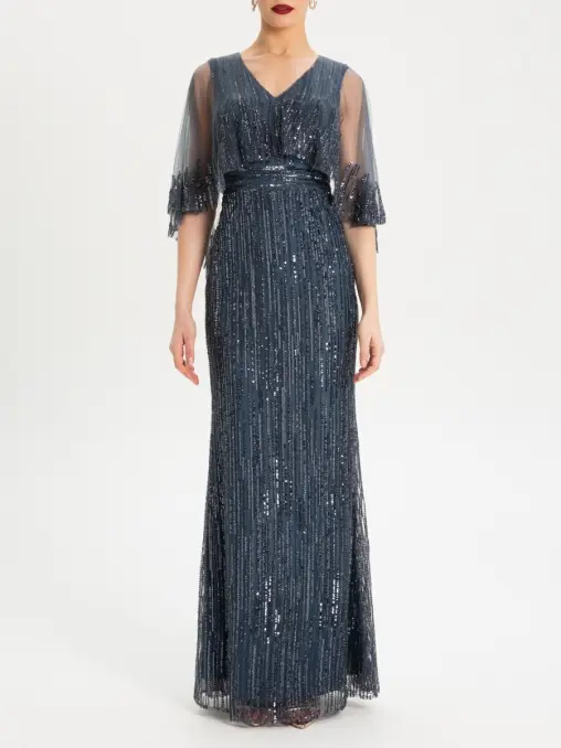 Платье с пайетками EMILIA DELL'ORO