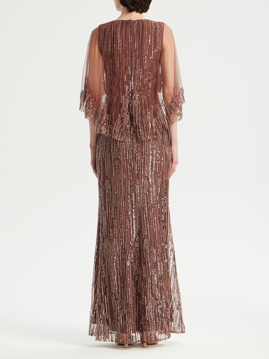 Платье с пайетками