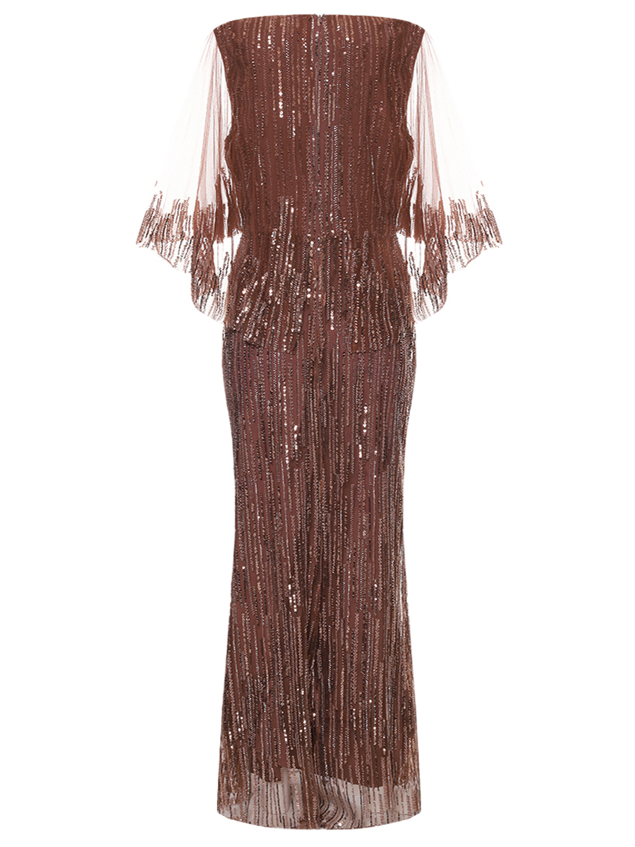 Платье с пайетками