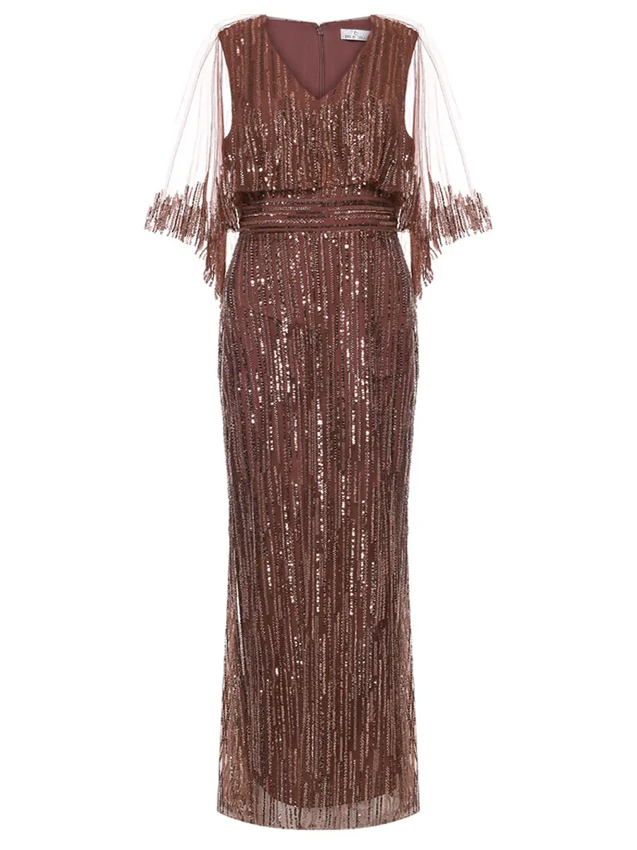 Платье с пайетками