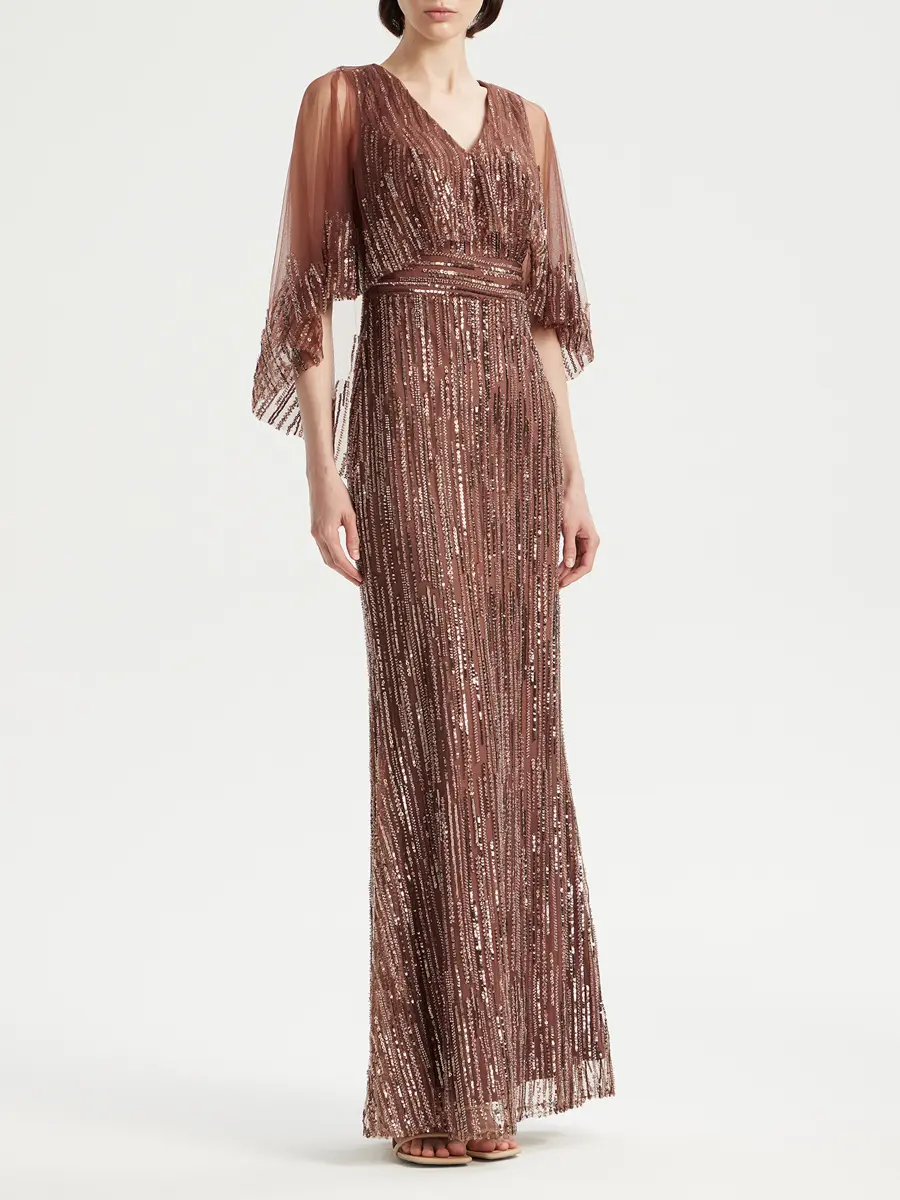 Платье с пайетками