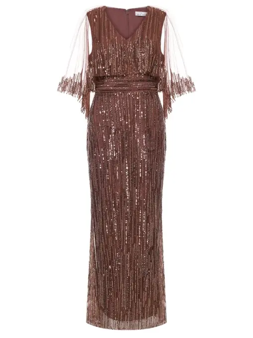 Платье с пайетками EMILIA DELL'ORO