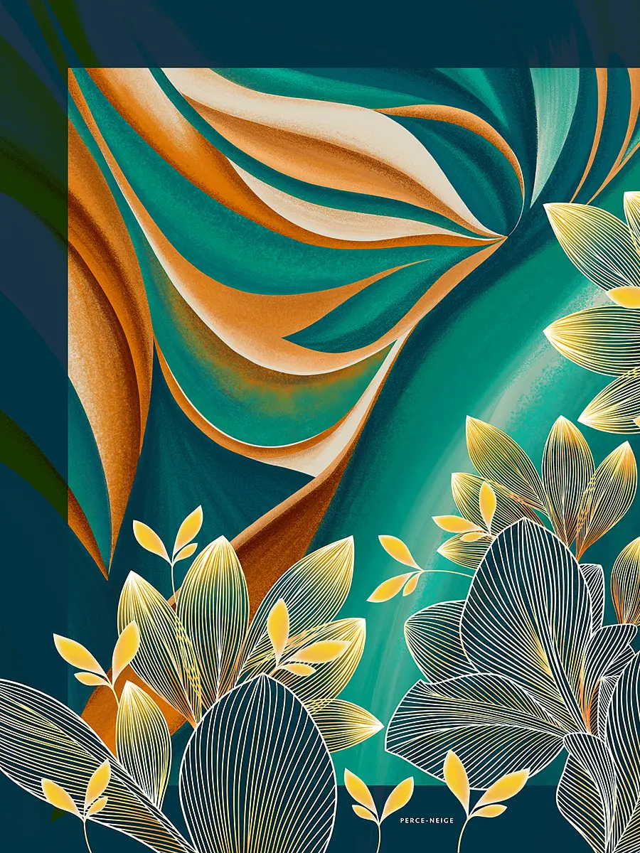 Платок шелковый