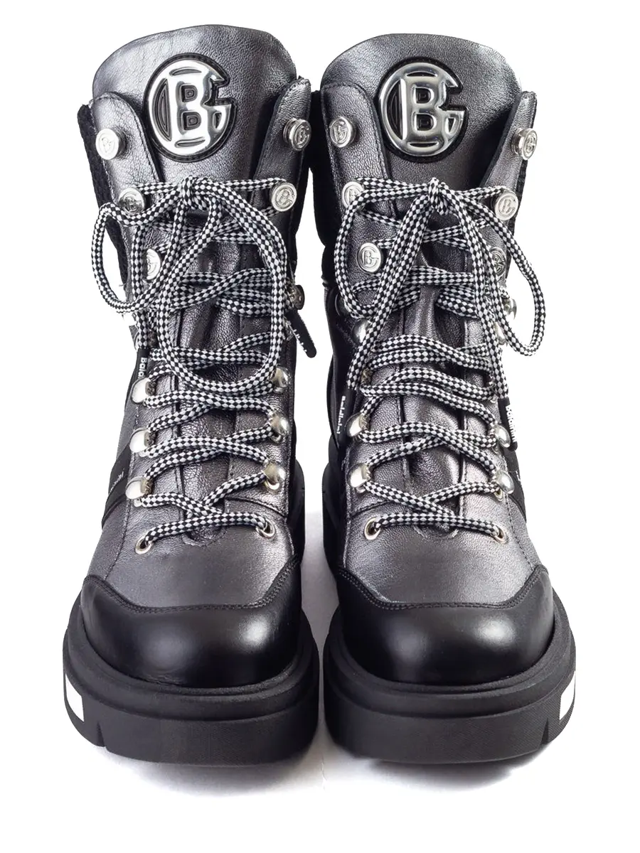 Ботинки комбинированные