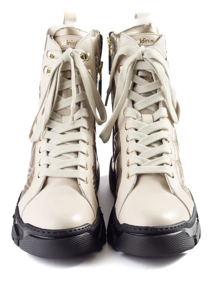 Ботинки комбинированные