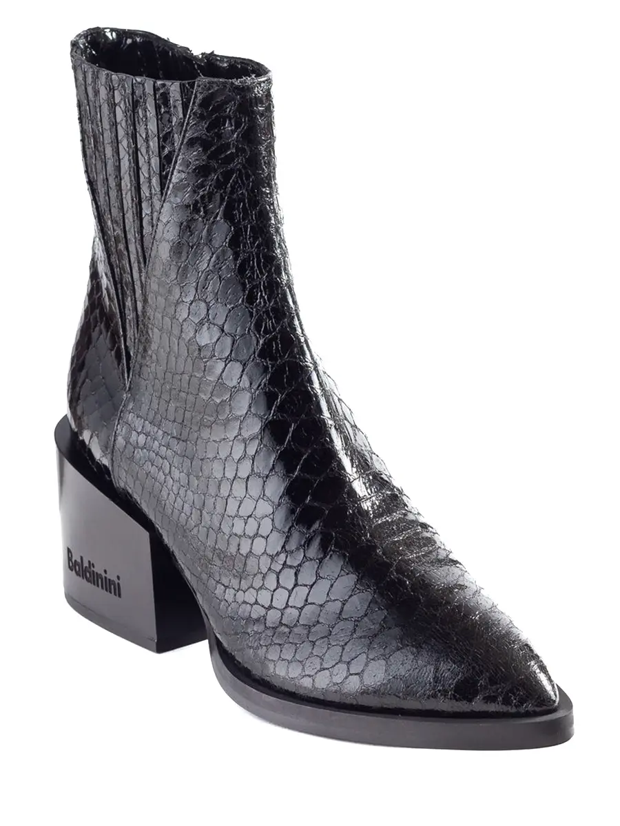 Ботильоны кожаные