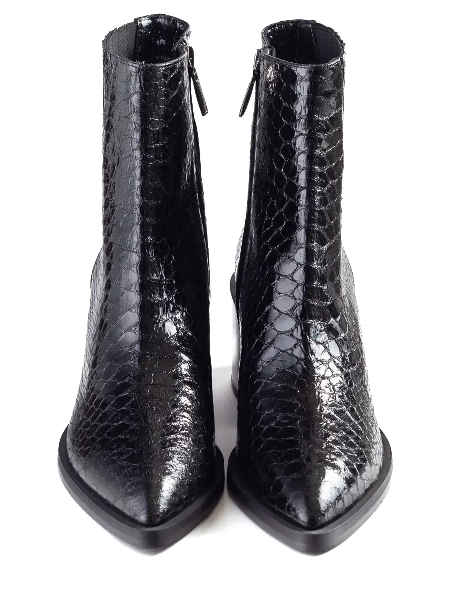 Ботильоны кожаные