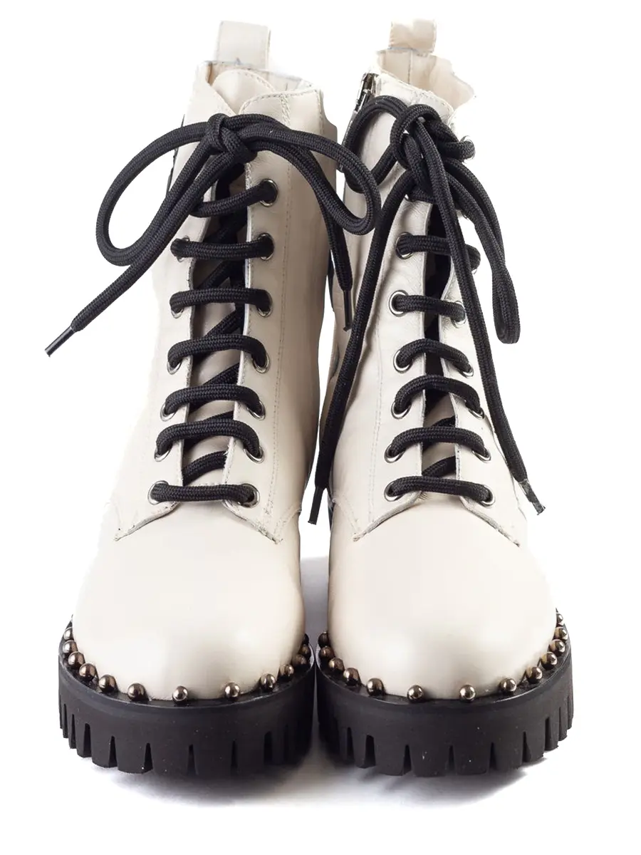 Ботинки кожаные