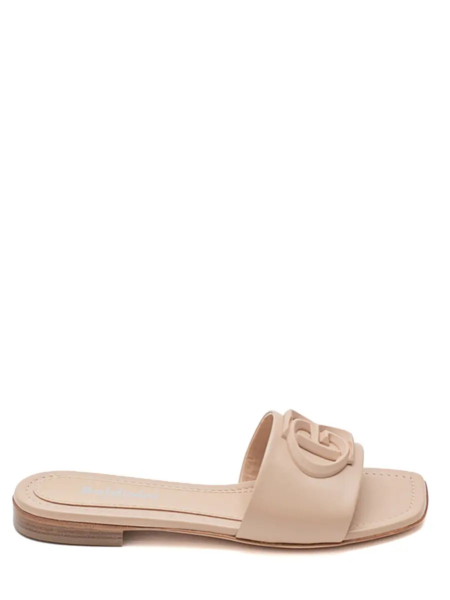 Шлепанцы кожаные