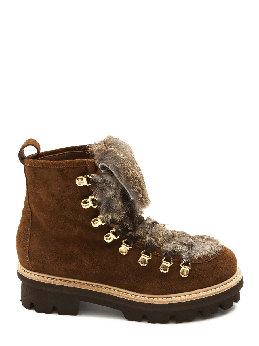 Ботинки замшевые