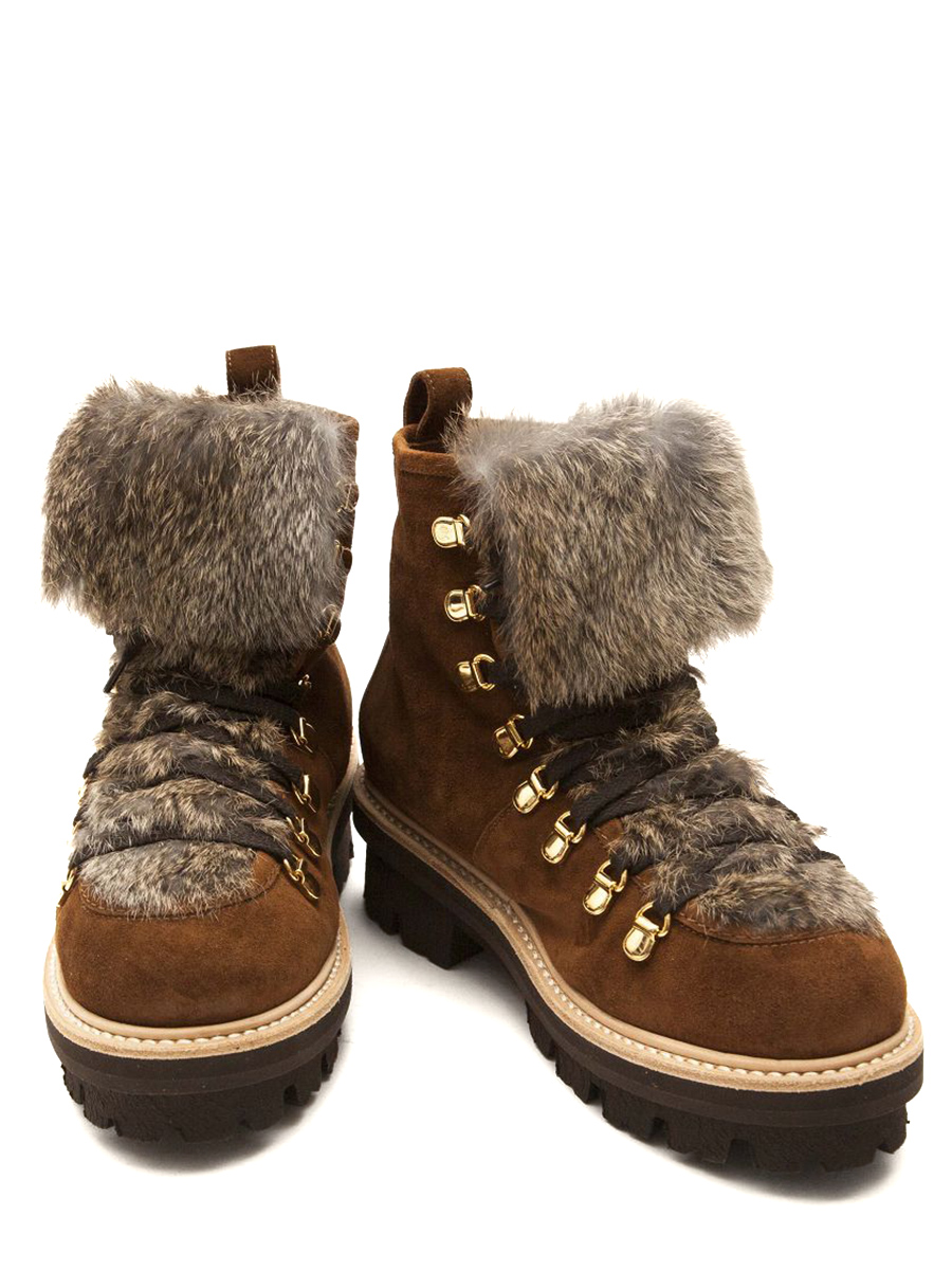 Ботинки замшевые