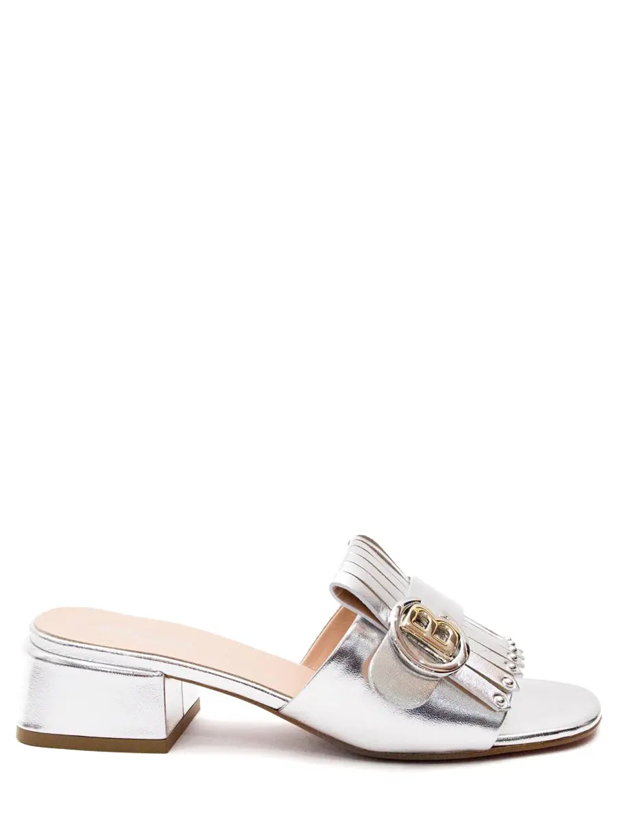 Шлепанцы кожаные