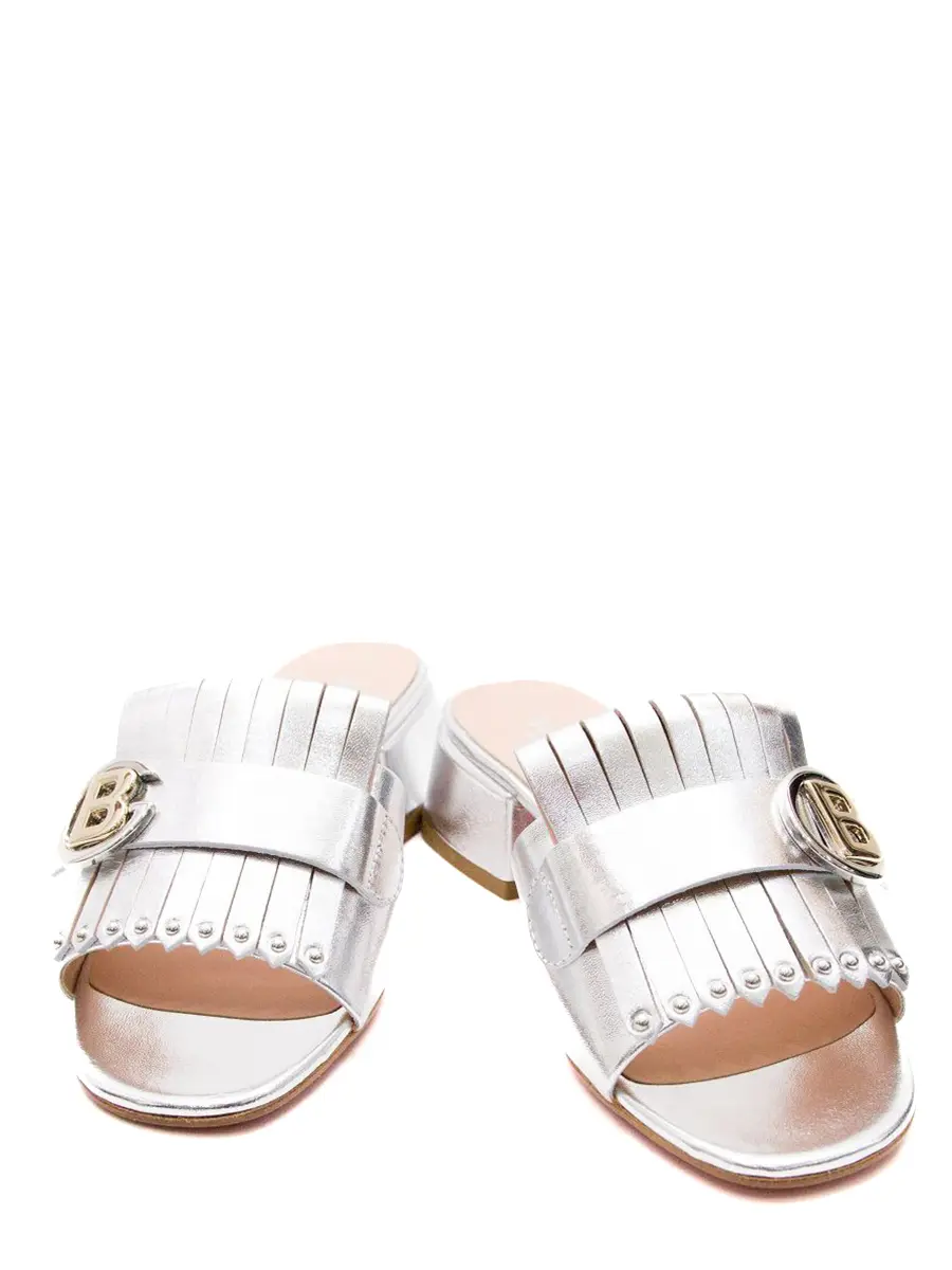 Шлепанцы кожаные