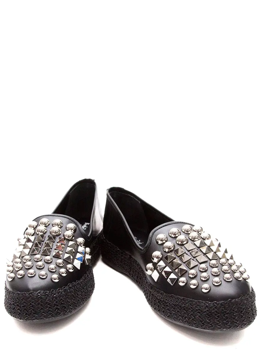 Балетки кожаные