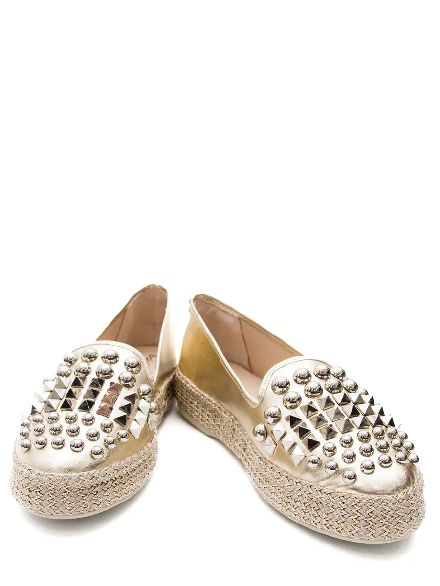 Балетки кожаные