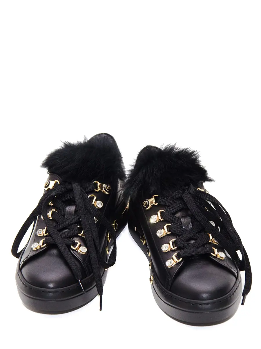 Кроссовки кожаные