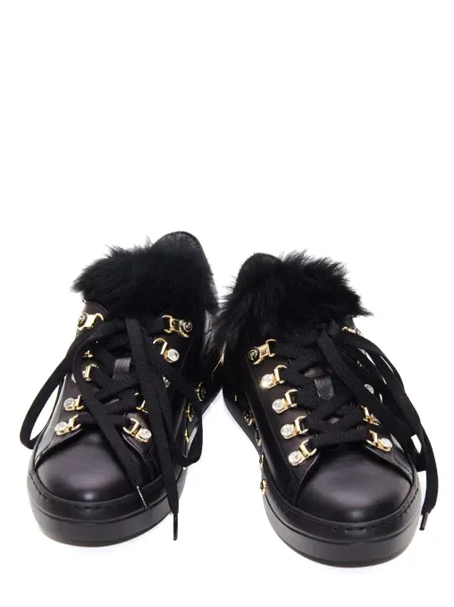 Кроссовки кожаные BALDININI