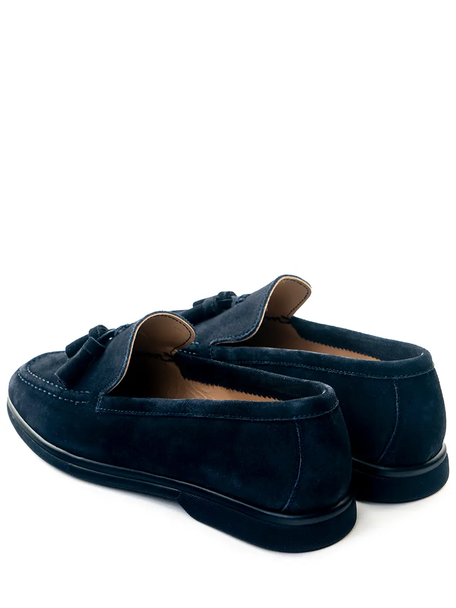 Лоферы замшевые