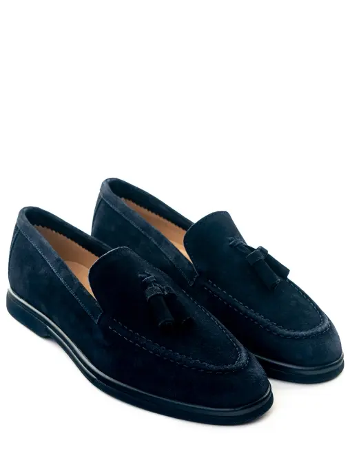 Лоферы замшевые BALDININI