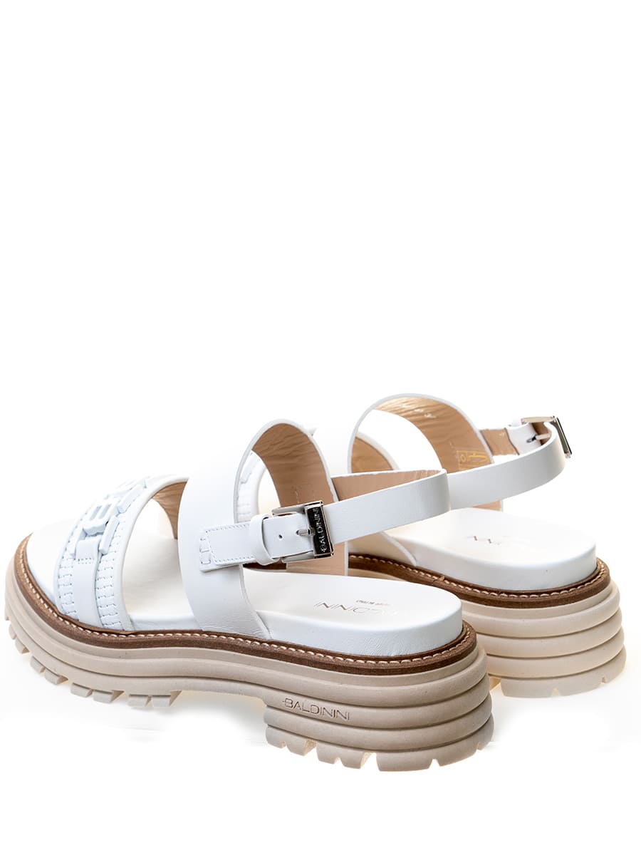 Босоножки кожаные