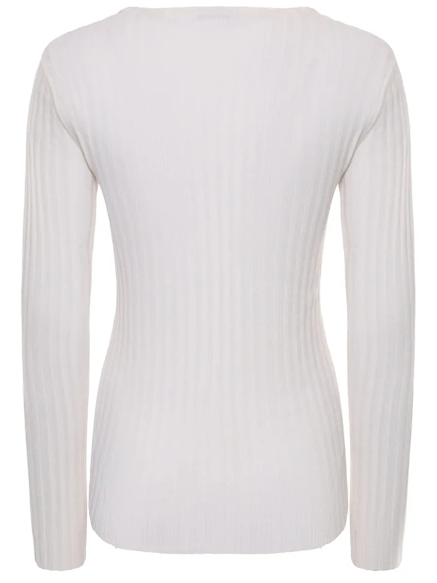 Пуловер шерстяной