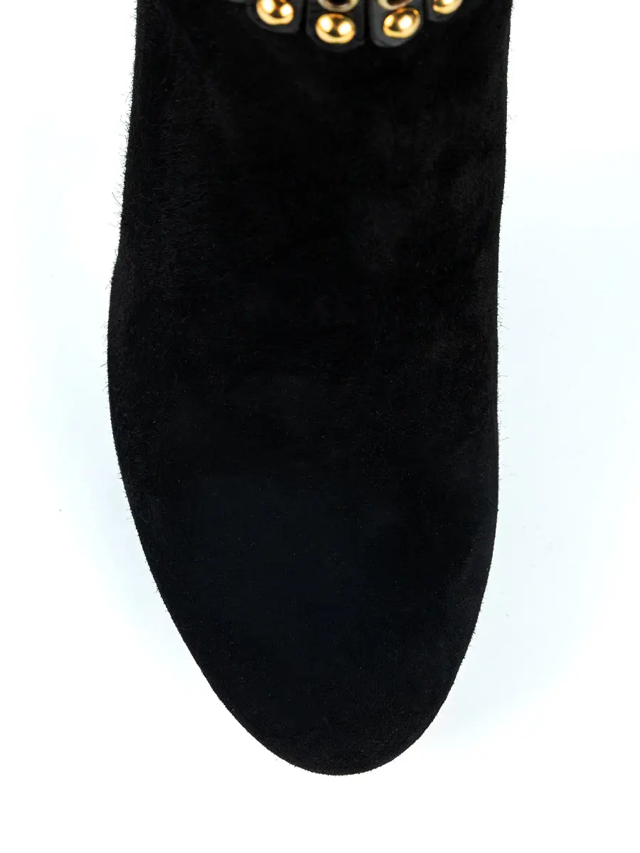 Сапоги замшевые