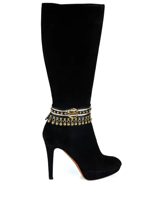 Сапоги замшевые TESTONI