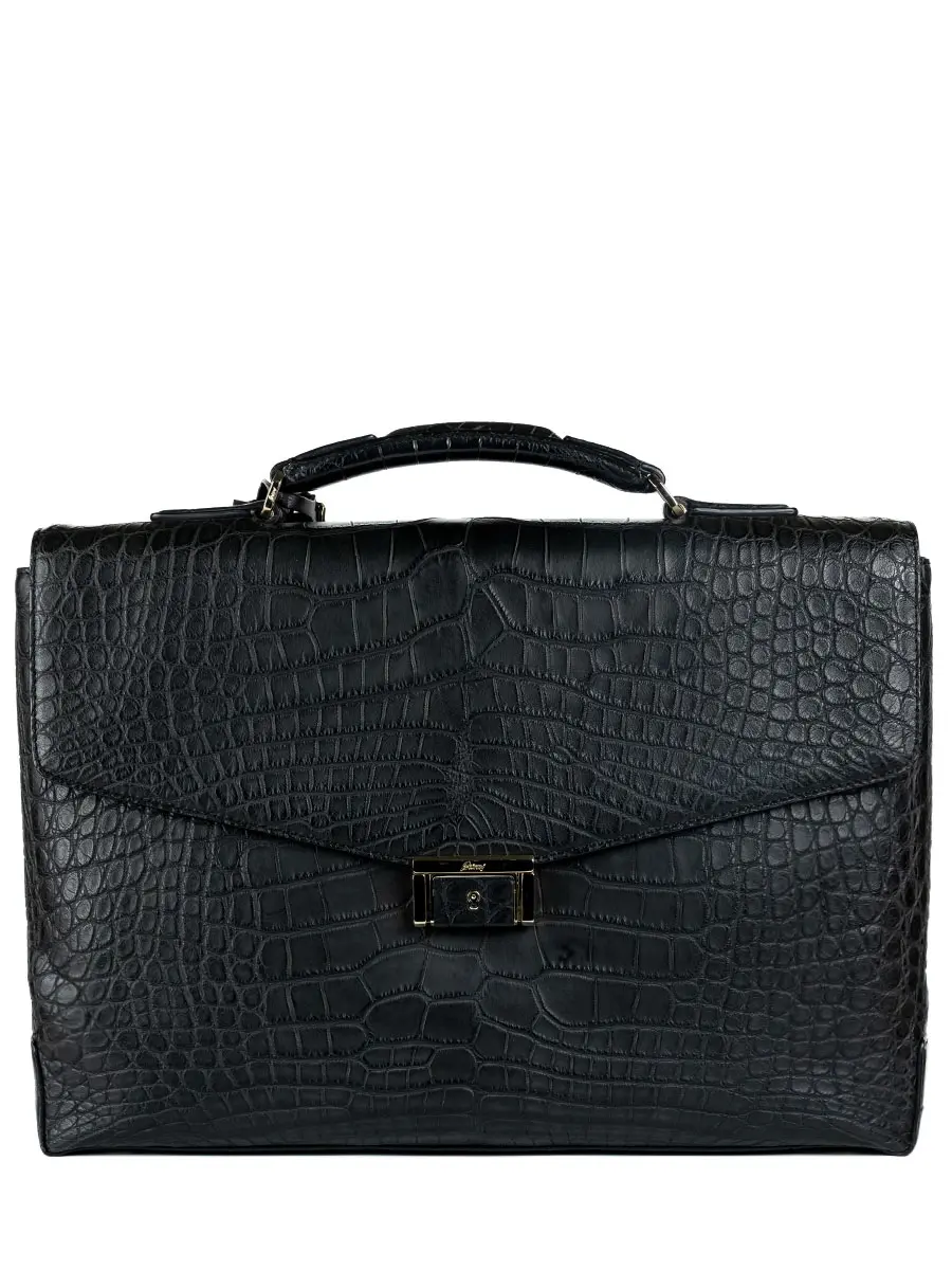 Портфель из кожи крокодила